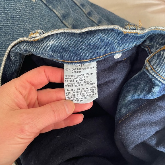 Distressed Vintage Dickies Fleece lined jeans - Picture 2 of 8